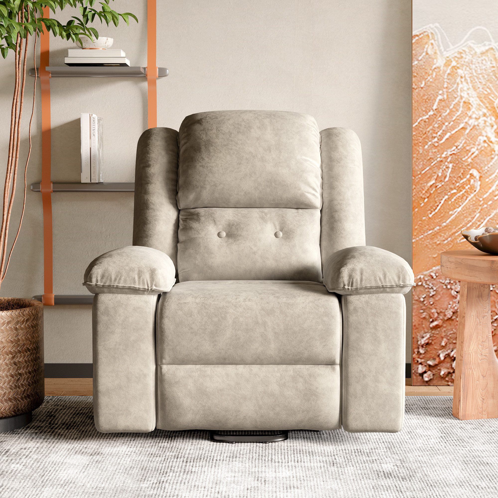 Massagesessel TV-Sessel Elektrisch Massage Relaxsessel Schlafsessel Fernsehsessel-braun 1